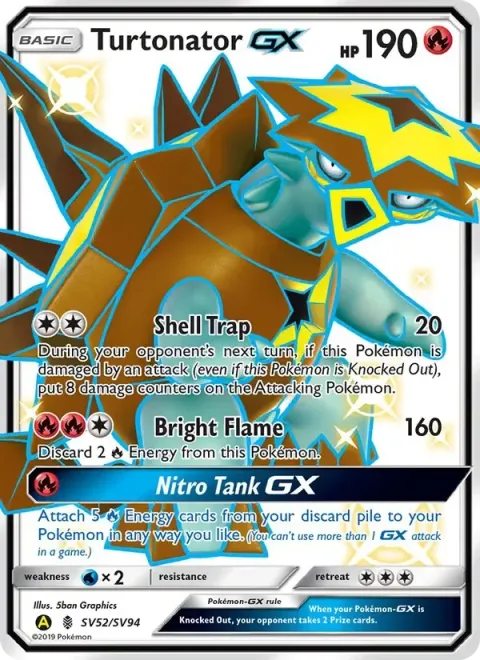 Carte Pokémon Boumata-GX SV52/SV94, extension Destinées Occultes