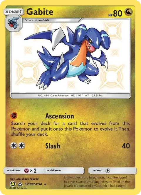 Carte Pokémon Carmache SV39/SV94, extension Destinées Occultes