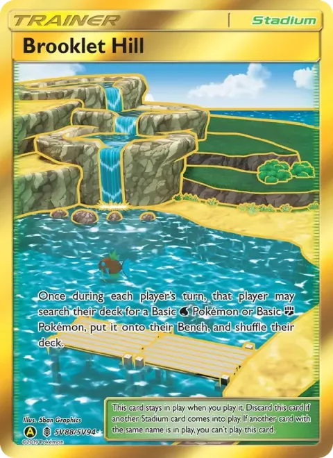 Carte Pokémon Colline Clapotis SV88/SV94, extension Destinées Occultes