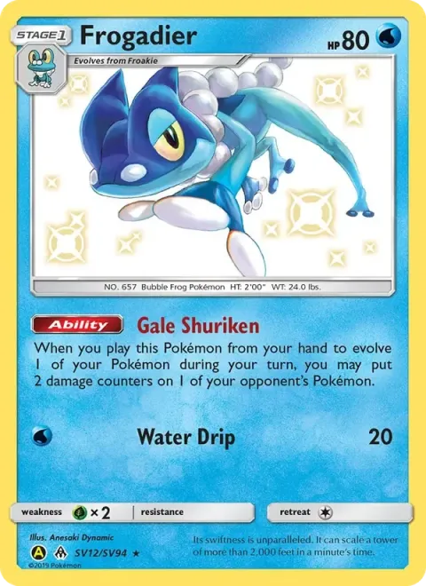 Carte Pokémon Croâporal SV12/SV94, extension Destinées Occultes