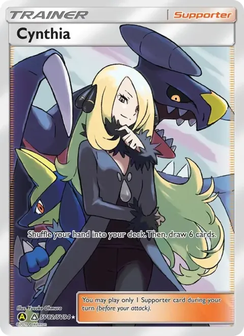 Carte Pokémon Cynthia SV82/SV94, extension Destinées Occultes