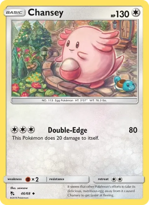 Carte Pokémon Leveinard 046/068, extension Destinées Occultes