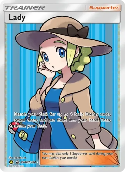Carte Pokémon Mademoiselle SV86/SV94, extension Destinées Occultes