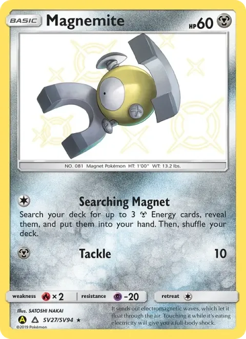 Carte Pokémon Magnéti SV27/SV94, extension Destinées Occultes