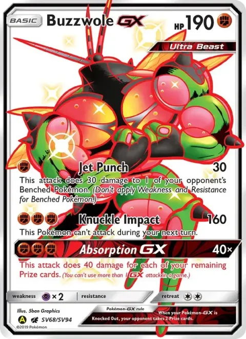 Carte Pokémon Mouscoto-GX SV68/SV94, extension Destinées Occultes