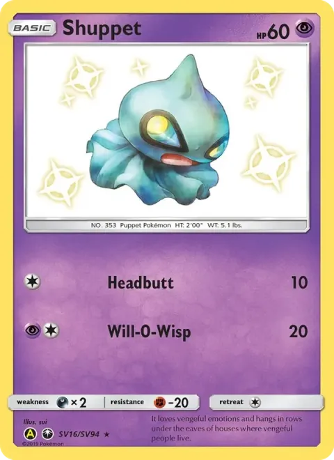 Carte Pokémon Polichombr SV16/SV94, extension Destinées Occultes