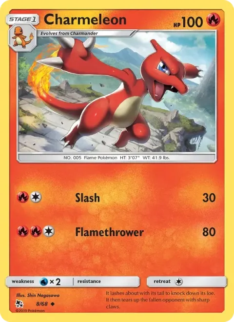 Carte Pokémon Reptincel 008/068, extension Destinées Occultes