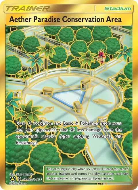 Carte Pokémon Réserve Naturelle du Paradis Æther SV87/SV94, extension Destinées Occultes