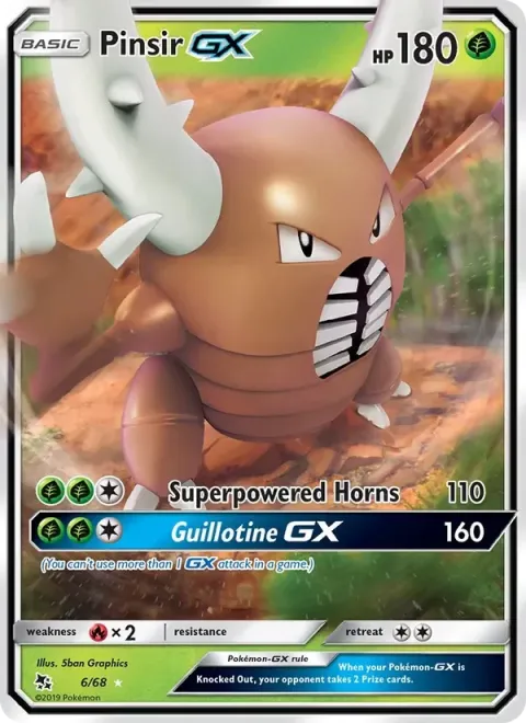 Carte Pokémon Scarabrute-GX 006/068, extension Destinées Occultes