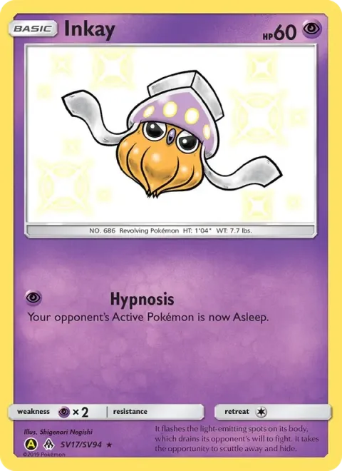 Carte Pokémon Sepiatop SV17/SV94, extension Destinées Occultes