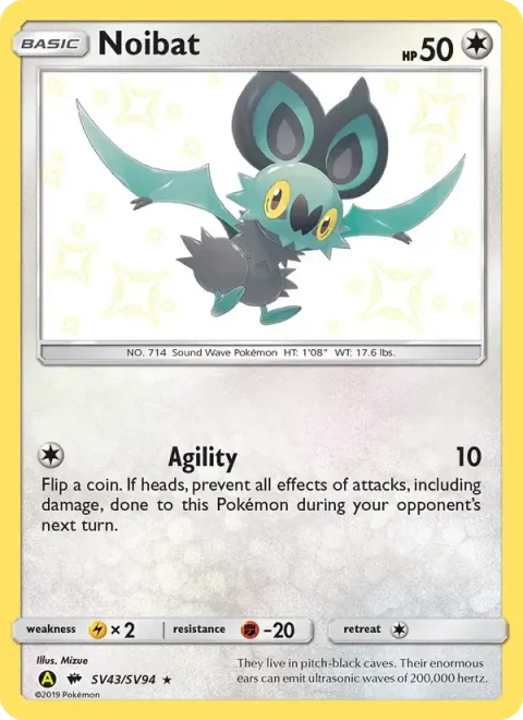 Carte Pokémon Sonistrelle SV43/SV94, extension Destinées Occultes