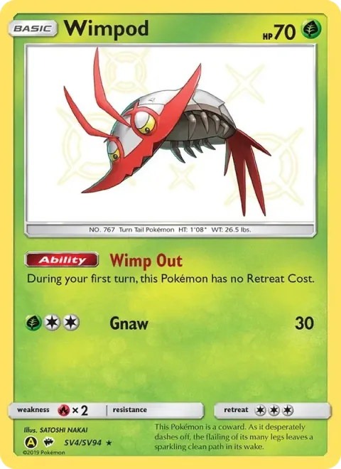 Carte Pokémon Sovkipou SV4/SV94, extension Destinées Occultes