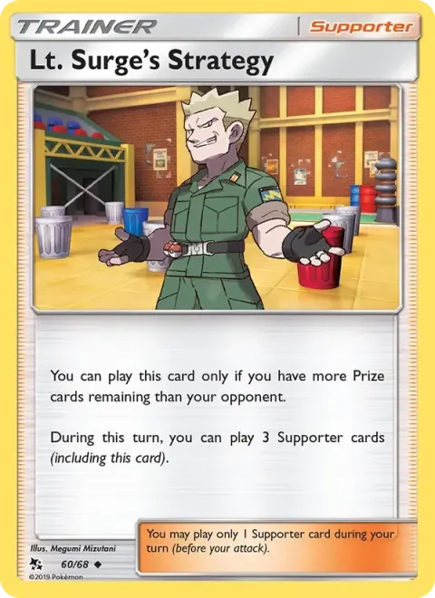 Carte Pokémon Stratégie de Major Bob 060/068, extension Destinées Occultes
