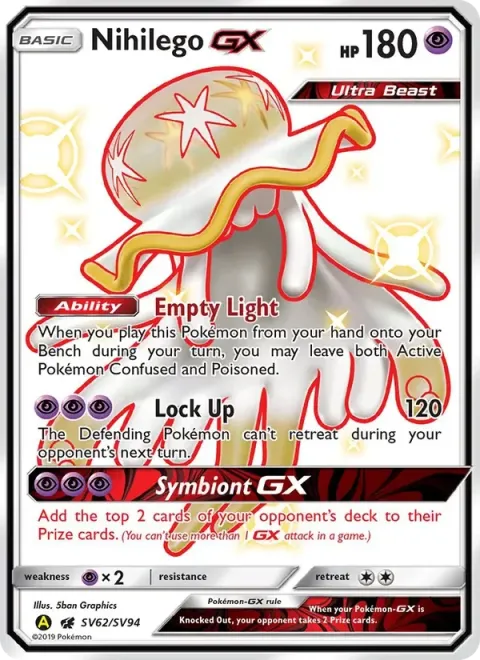 Carte Pokémon Zéroïd-GX SV62/SV94, extension Destinées Occultes