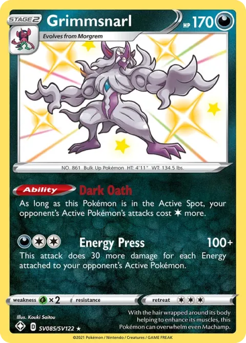 Carte Pokémon Angoliath SV085/SV122, extension Destinées Radieuses