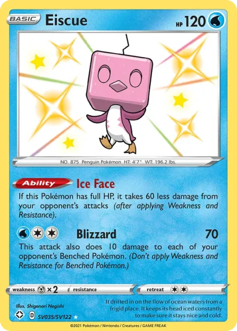 Carte Pokémon Bekaglaçon SV035/SV122, extension Destinées Radieuses