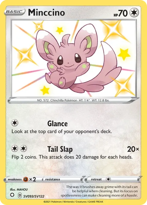 Carte Pokémon Chinchidou SV093/SV122, extension Destinées Radieuses