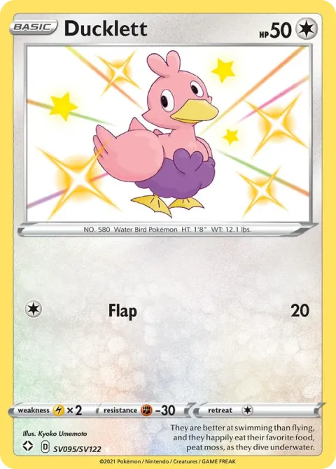 Carte Pokémon Couaneton SV095/SV122, extension Destinées Radieuses