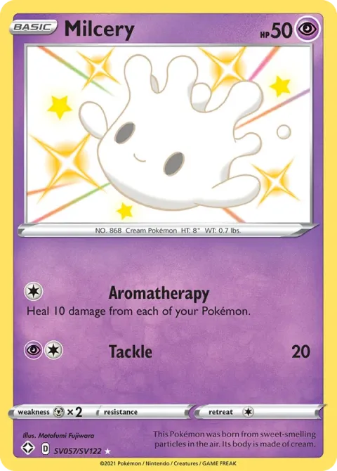 Carte Pokémon Crèmy SV057/SV122, extension Destinées Radieuses