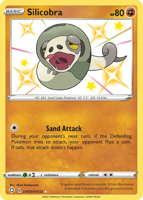 Carte Pokémon Dunaja SV070/SV122, extension Destinées Radieuses