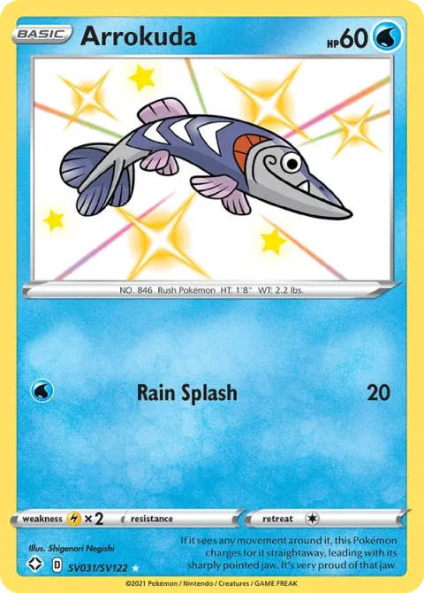 Carte Pokémon Embrochet SV031/SV122, extension Destinées Radieuses