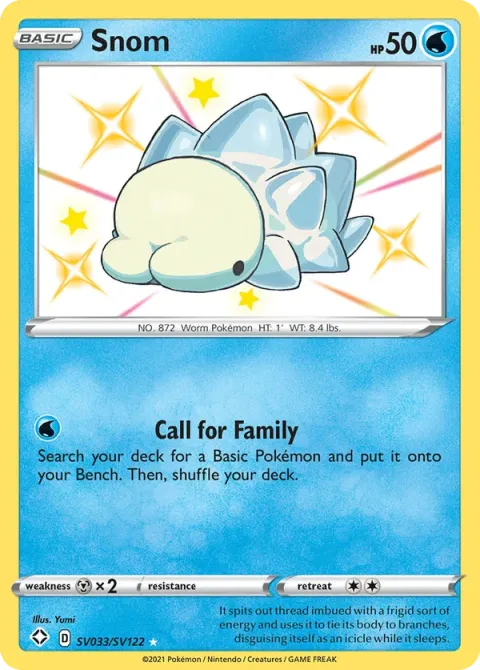 Carte Pokémon Frissonille SV033/SV122, extension Destinées Radieuses
