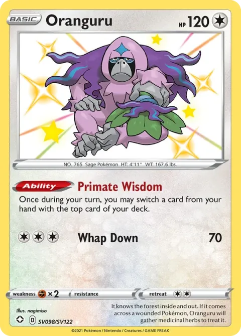 Carte Pokémon Gouroutan SV098/SV122, extension Destinées Radieuses