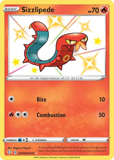 Carte Pokémon Grillepattes SV018/SV122, extension Destinées Radieuses
