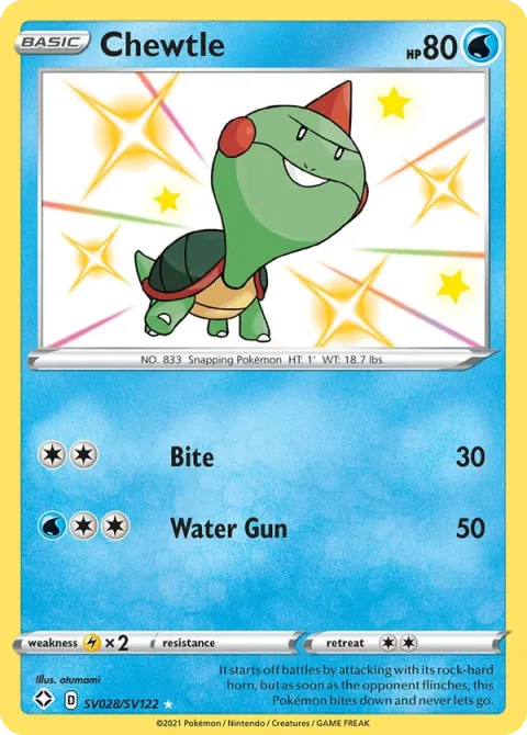 Carte Pokémon Khélocrok SV028/SV122, extension Destinées Radieuses
