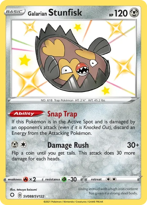 Carte Pokémon Limonde de Galar SV088/SV122, extension Destinées Radieuses
