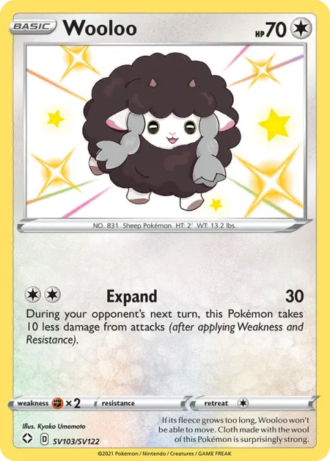 Carte Pokémon Moumouton SV103/SV122, extension Destinées Radieuses