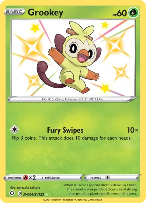 Carte Pokémon Ouistempo SV004/SV122, extension Destinées Radieuses