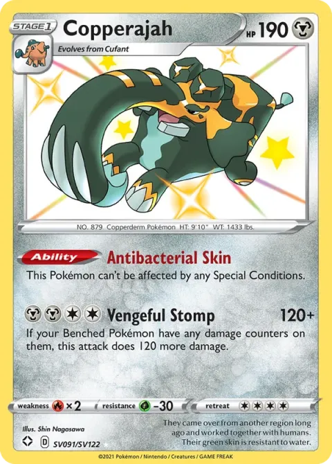 Carte Pokémon Pachyradjah SV091/SV122, extension Destinées Radieuses