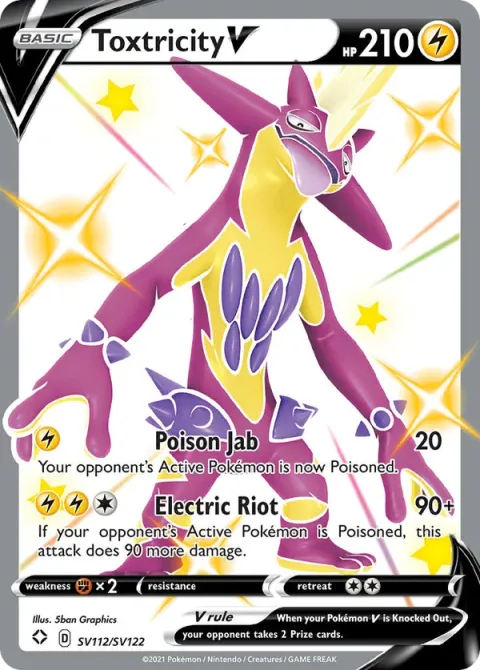Carte Pokémon Salarsen V SV112/SV122, extension Destinées Radieuses