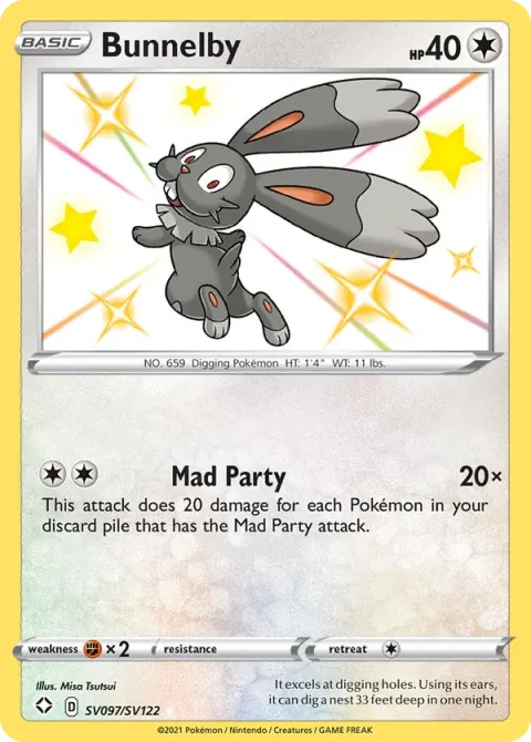 Carte Pokémon Sapereau SV097/SV122, extension Destinées Radieuses