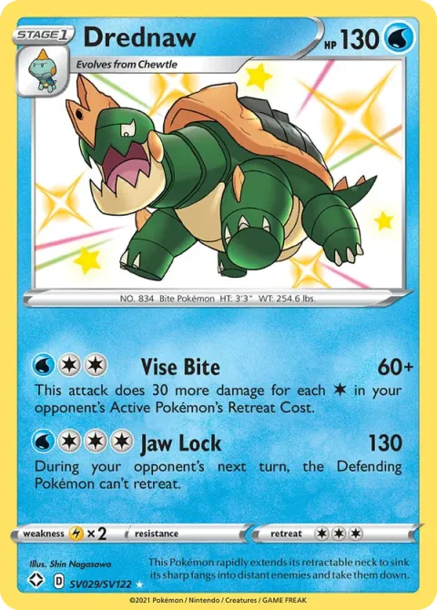 Carte Pokémon Torgamord SV029/SV122, extension Destinées Radieuses