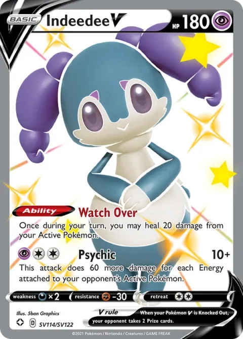Carte Pokémon Wimessir V SV114/SV122, extension Destinées Radieuses