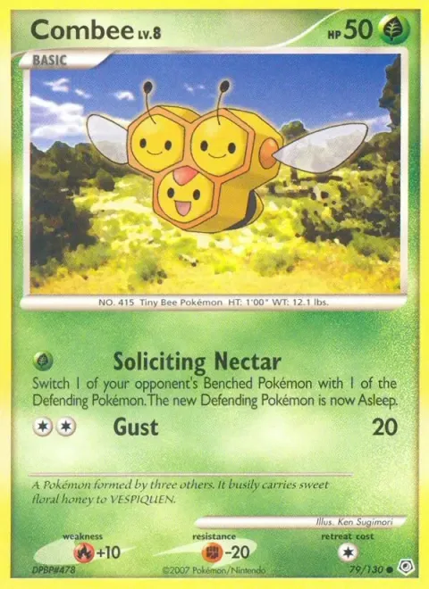 Carte Pokémon Apitrini 079/130, extension Diamant & Perle