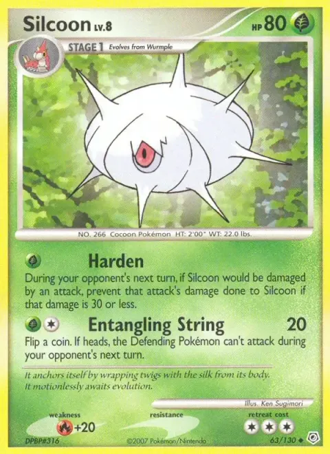 Carte Pokémon Armulys 063/130, extension Diamant & Perle