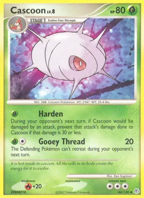 Carte Pokémon Blindalys 044/130, extension Diamant & Perle