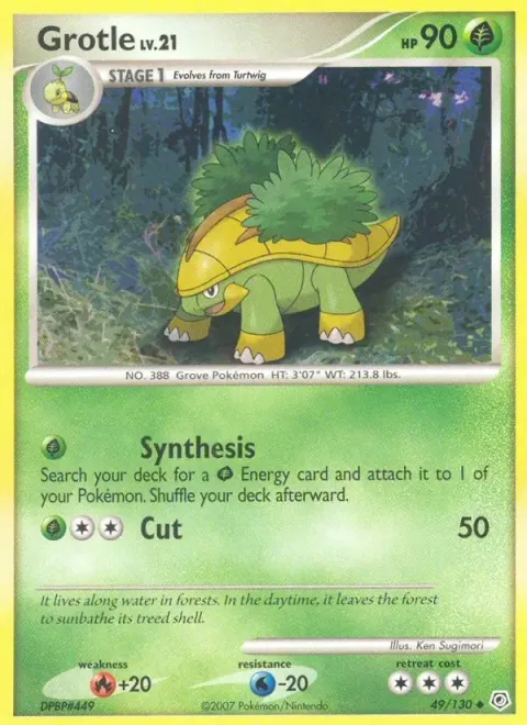 Carte Pokémon Boskara 049/130, extension Diamant & Perle