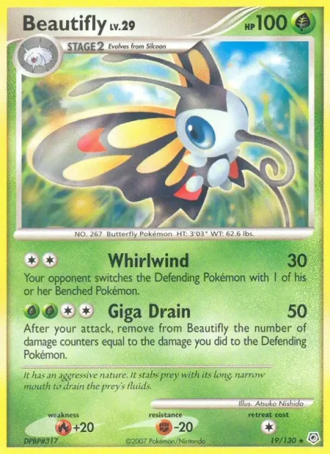 Carte Pokémon Charmillon 019/130, extension Diamant & Perle