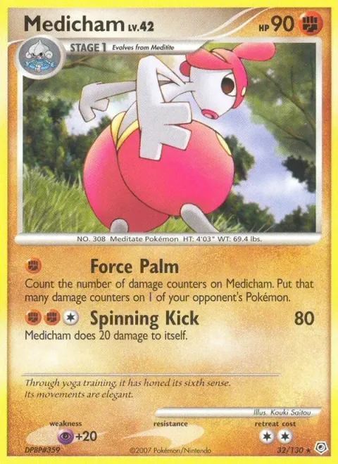 Carte Pokémon Charmina 032/130, extension Diamant & Perle