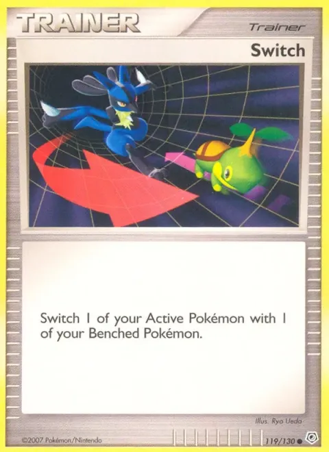 Carte Pokémon Échange 119/130, extension Diamant & Perle