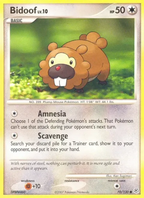 Carte Pokémon Keunotor 070/130, extension Diamant & Perle