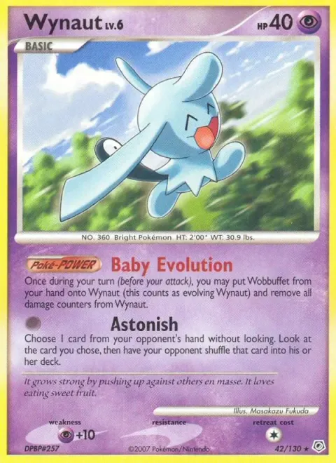 Carte Pokémon Okéoké 042/130, extension Diamant & Perle