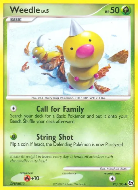 Carte Pokémon Aspicot 093/106, extension Duels au Sommets