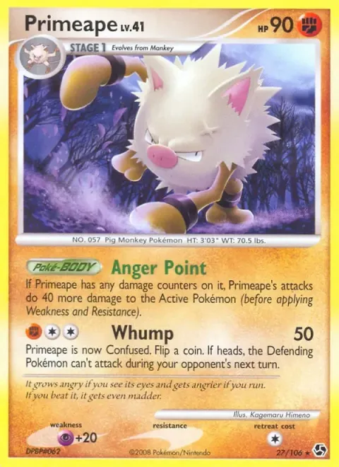 Carte Pokémon Colossinge 027/106, extension Duels au Sommets