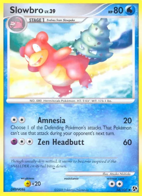 Carte Pokémon Flagadoss 054/106, extension Duels au Sommets