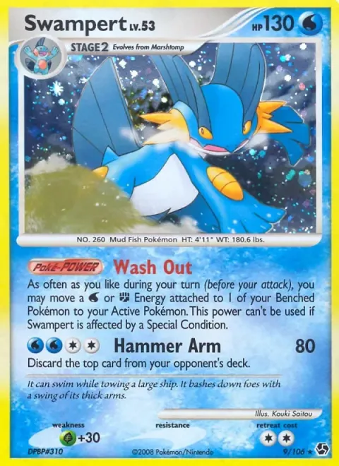 Carte Pokémon Laggron 009/106, extension Duels au Sommets